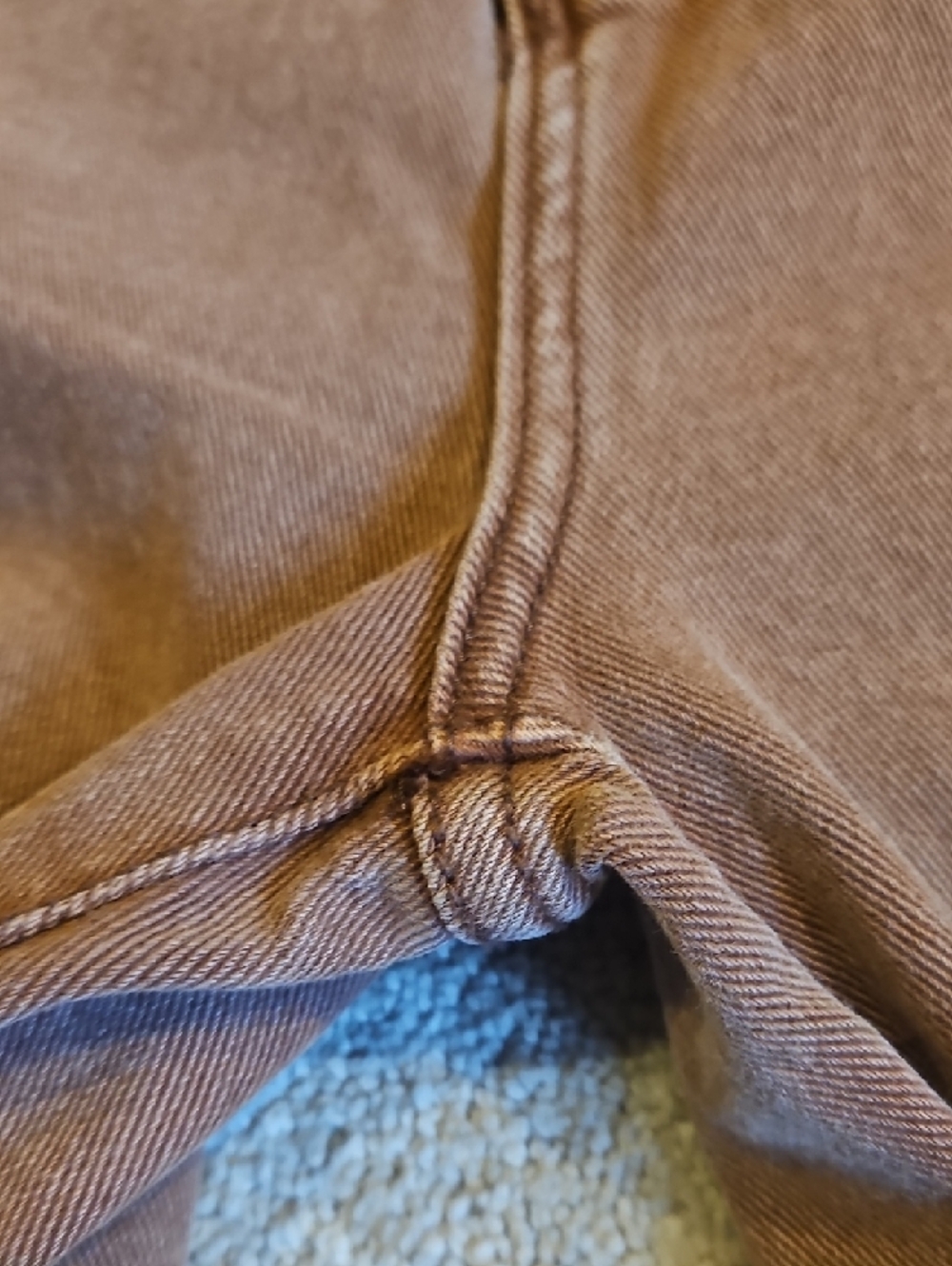 Risen Women's Brown Wide-Leg Jeans with Raw Hem - Picture 8 of 12